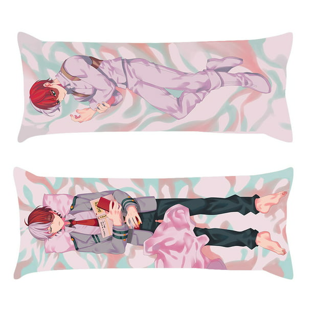 Anime My Hero Academia Todoroki Shoto Hugging Body Pillow Cover Case 150 x 50cm